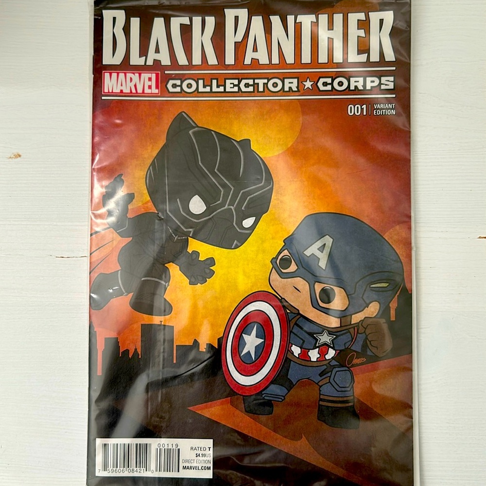 Funko Black Panther Variant Cover Comic Book